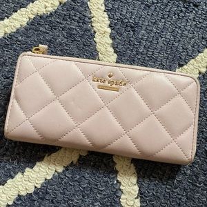 kate spade zip up wallet